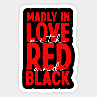 madly in love with milan - milan italy fans tshirt Sticker